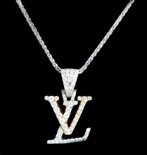 louis vuitton jewllery|14k Louis Vuitton necklace.